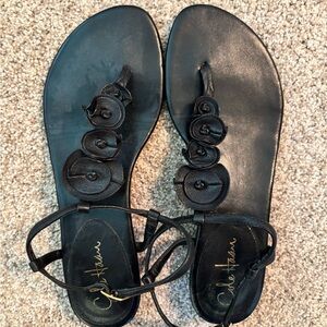 Cole Haan size 9 black women’s sandals